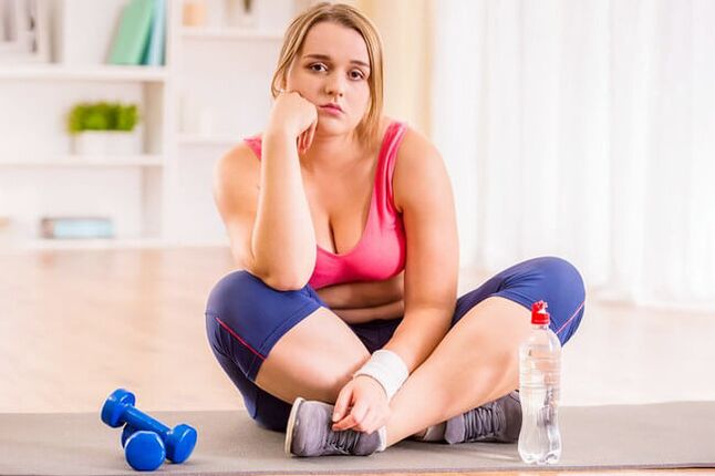 girl slimming due to physical activity
