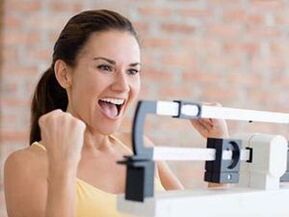 weigh and lose weight 10 kg per month